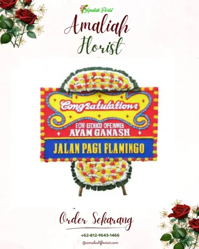 Bunga Papan Congratulation di Lolong